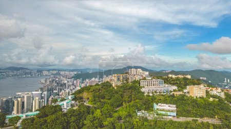 Foto de Zona residencial de lujo en Peak, Isla de Hong Kong, 26 de junio de 2023 - Imagen libre de derechos