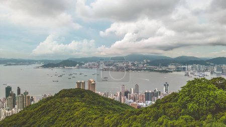 Foto de La ciudad de Kennedy, el paisaje urbano de Hong Kong - Imagen libre de derechos