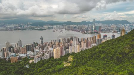 Téléchargez les photos : A kennedy Town, le paysage urbain du hong kong, 26 juin 2023 - en image libre de droit