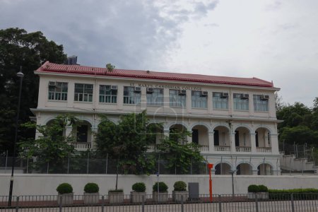 Foto de Iglesia del Rosario y Colegio de Santa María Canossa, 1 de julio 2023 - Imagen libre de derechos