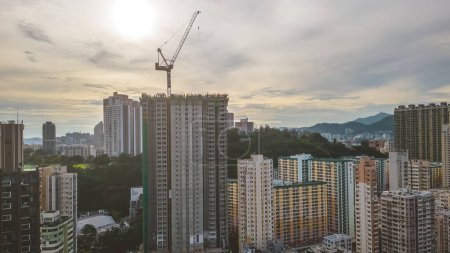 Foto de La zona residencial de To Kwa Wan y Ma Tau Wai, julio 1 2023 - Imagen libre de derechos