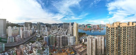 Photo for The residential area at To Kwa Wan and Ma Tau Wai, July 1 2023 - Royalty Free Image