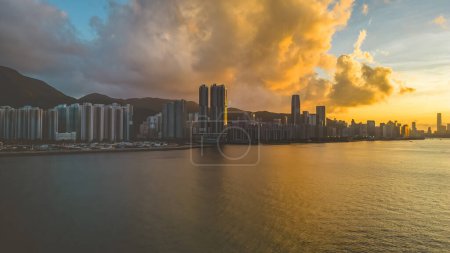 Téléchargez les photos : Le paysage de Shau Kei Wan, Hong Kong 6 juillet 2023 - en image libre de droit