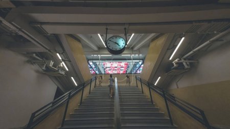 Foto de Renovación del mercado central con escalera en Hong Kong, 4 de julio de 2023 - Imagen libre de derechos