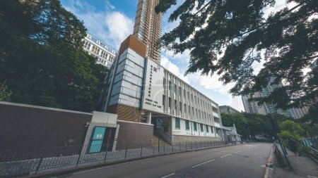 Téléchargez les photos : Le bâtiment de la Victoria Road Clinic à hong kong 4 juillet 2023 - en image libre de droit
