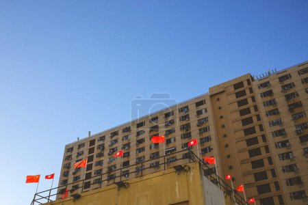 Photo for Kwai Shing West Estate is a well established residential July 8 2023 - Royalty Free Image