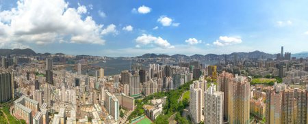 Foto de Charming To Kwa Wan, un barrio vibrante en Hong Kong, 14 de julio 2023 - Imagen libre de derechos