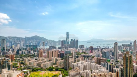 Téléchargez les photos : Un paysage pittoresque de Ho Man Tin à Kowloon, hk 14 juillet 2023 - en image libre de droit