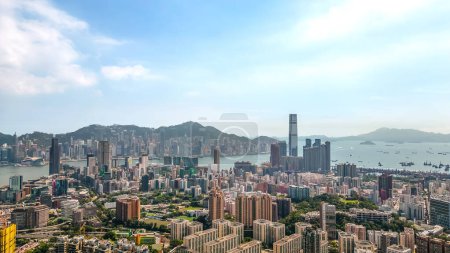 Téléchargez les photos : Un paysage pittoresque de Ho Man Tin à Kowloon, hk 14 juillet 2023 - en image libre de droit