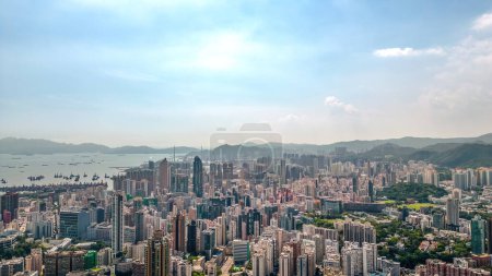 Foto de Kowloon City District, un barrio ecléctico en el corazón de Hong Kong, 14 de julio de 2023 - Imagen libre de derechos