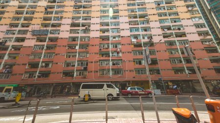 Foto de The Charming To Kwa Wan, un barrio vibrante en Hong Kong, 14 de julio de 2023 - Imagen libre de derechos