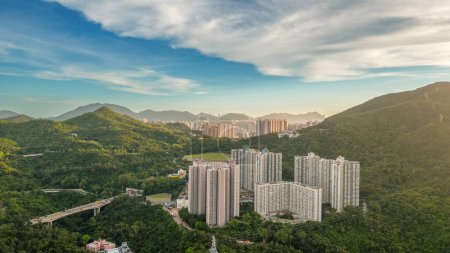 Photo for The landscape of Tsui Lam Estate at hong kong, July 20 2023 - Royalty Free Image