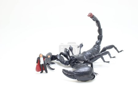 Photo for The black Scorpion with the evil on board - Royalty Free Image