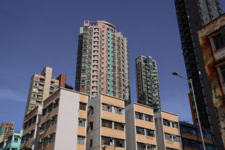 Foto de Proyecto de reurbanización en la ciudad de Kowloon, Hong Kong 22 de julio 2023 - Imagen libre de derechos