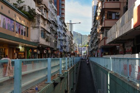 Téléchargez les photos : Projet de réaménagement à Kowloon City, Hong Kong 22 juillet 2023 - en image libre de droit