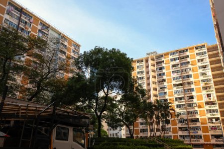 Foto de El Ma Tau Wai Estate, la urbanización pública 22 de julio 2023 - Imagen libre de derechos