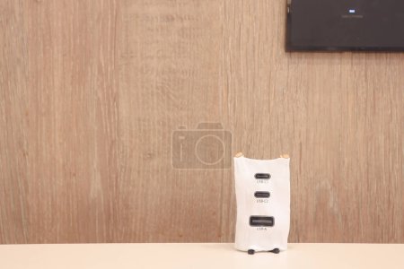 Photo for A fun of ninja figure with usb charging unit - Royalty Free Image