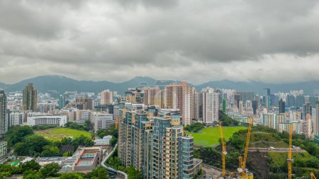 Photo for Ho Man Tin is a residential area located in the Kowloon district July 30 2023 - Royalty Free Image