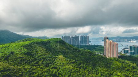 Téléchargez les photos : Le paysage de Pak Shing Kok, hong kong 31 juillet 2021 - en image libre de droit