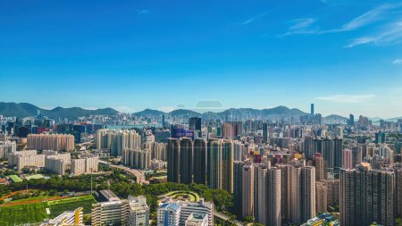 Téléchargez les photos : East Kowloon se caractérise par son mélange de gratte-ciel modernes 2 août 2023 - en image libre de droit