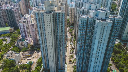 Foto de Tsz Wan Shan es una zona residencial en Hong Kong 2 ago 2023 - Imagen libre de derechos