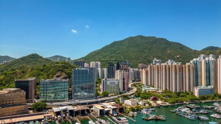Foto de Shau Kei Wan es un distrito ubicado al este de la isla de Hong Kong, el 2 de agosto de 2023. - Imagen libre de derechos