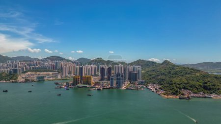 Photo for Yau Tong is a district located on the southeastern part of Kowloon Aug 2 2023 - Royalty Free Image