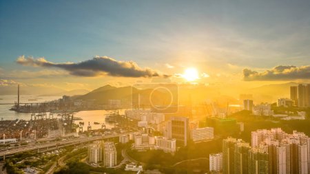 Photo for The residential at Kwai Tsing District, hong kong Aug 3 2023 - Royalty Free Image