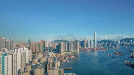 Photo for Nam Cheong is a district, southwestern part of Kowloon, Aug 3 2023 - Royalty Free Image