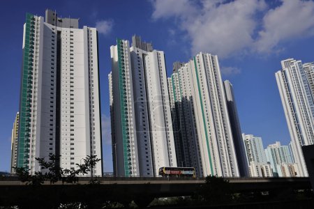 Téléchargez les photos : Hoi Tat Estate est un lotissement public, hk Aug 3 2023 - en image libre de droit