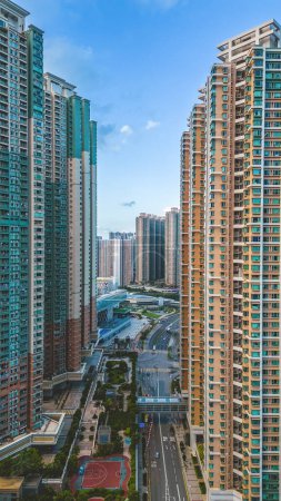 Photo for Tiu Keng Leng, A Fusion of Urban Energy and Tranquil Respite, Aug 6 2023 - Royalty Free Image