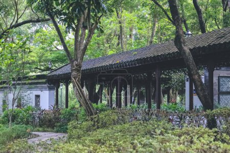 Téléchargez les photos : Kowloon Walled City Park. Recapturer l'histoire au milieu de la tranquillité 12 août 2023 - en image libre de droit