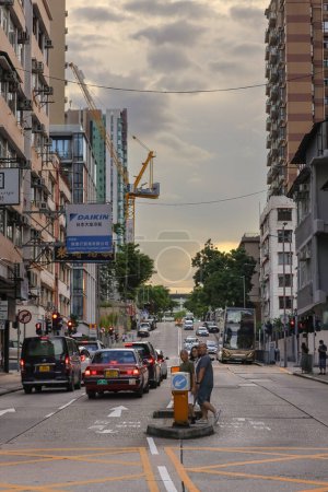 Téléchargez les photos : Ngan Tsin Wai Paysage routier, patrimoine de navigation et charme urbain 12 août 2023 - en image libre de droit