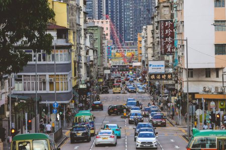 Téléchargez les photos : Ngan Tsin Wai Paysage routier, patrimoine de navigation et charme urbain 12 août 2023 - en image libre de droit
