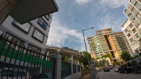 Téléchargez les photos : Résidences à Kowloon Tong Maisons, villas et appartements dans une oasis urbaine 19 août 2023 - en image libre de droit