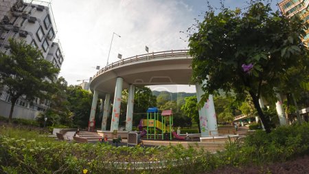 Foto de Broadcast Drive Garden, tranquilo oasis verde en Kowloon Tong 19 ago 2023 - Imagen libre de derechos