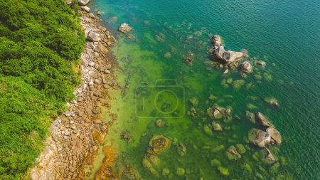 Téléchargez les photos : La baie de Joss House, retraite côtière tranquille à Hong Kong - en image libre de droit