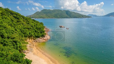 Foto de La playa de Tai Miu Wan, un paraíso escondido en Hong Kong - Imagen libre de derechos