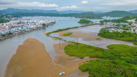 Photo for The wetland at Nam Wai hong kong Aug 27 2023 - Royalty Free Image