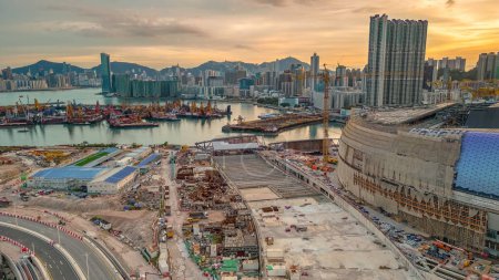 Photo for Hong Kong kai tak Urban development district Sept 3 2023 - Royalty Free Image