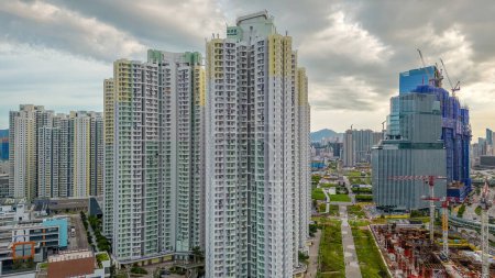 Foto de Kai Tak, la transformación de Hong Kongs Skyline y el estilo de vida Sept 3 2023 - Imagen libre de derechos