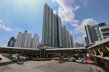 Téléchargez les photos : Hoi Tat Estate est un lotissement public, hk 23 sept. 2023 - en image libre de droit
