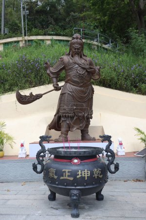 Foto de 23 de septiembre de 2023 Kuan Kung el Dios Chino de la Guerra y la Prosperidad - Imagen libre de derechos