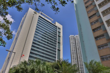 Foto de La torre de oficinas del Edificio del Tesoro, hk 23 de septiembre 2023 - Imagen libre de derechos