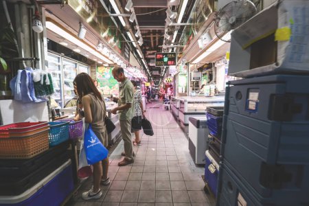 Foto de Mercado de Tai Kiu, explorando los sabores y la cultura locales 23 sept 2023 - Imagen libre de derechos