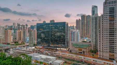 Photo for Thriving Urban Hub in the Heart of Tsuen Wan, HK Sept 23 2023 - Royalty Free Image