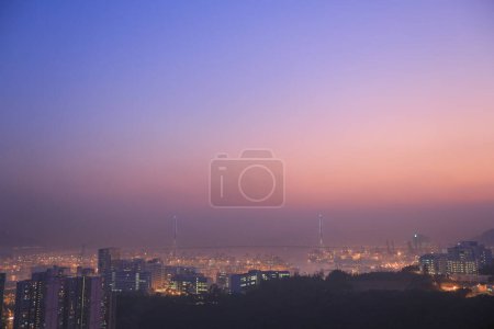 Photo for Landscape of Kwai Chung district, hong kong Nov 17 2015 - Royalty Free Image