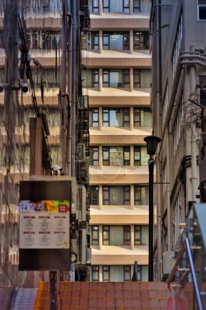 Photo for Crowded apartment buildings in Jordan Hong Kong. Sept 30 2023 - Royalty Free Image