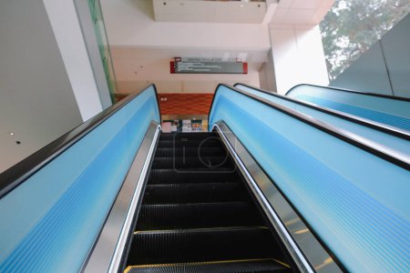 Photo for The office building modern style escalator, hk Feb 7 2015 - Royalty Free Image