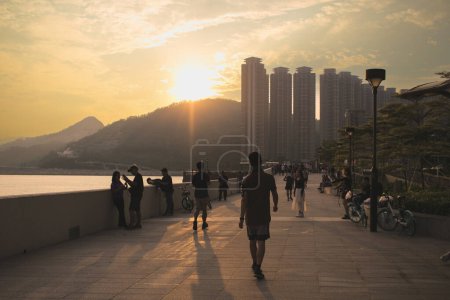 Photo for Tseung Kwan O Waterfront Park, hong kong Oct 15 2023 - Royalty Free Image
